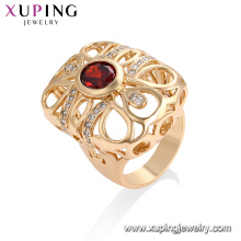 13290 - Xuping Jóias Moda Mais Recente Design Ring With18K Banhado A Ouro